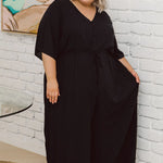 Black Plus Size Jumpsuit - Elevate Style with Morgan Jumpsuit