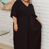 Black Plus Size Jumpsuit - Elevate Style with Morgan Jumpsuit