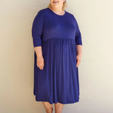 April Dress - Navy