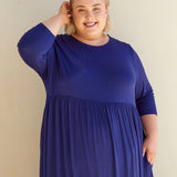 April Dress - Navy